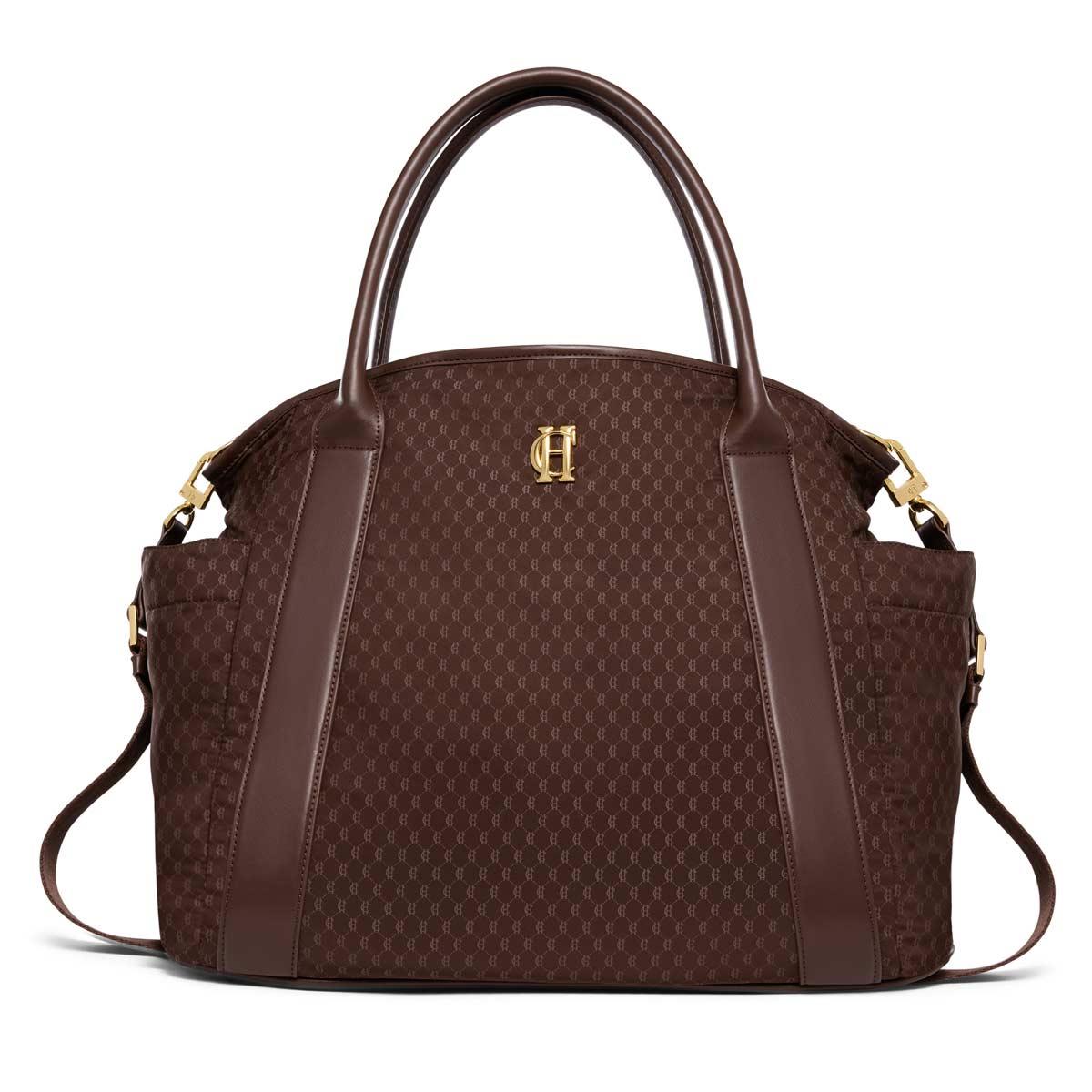 Chocolate Monogram Holland Cooper Womens Cheltenham Tote Bag