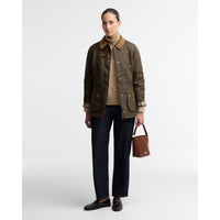BEECH Barbour Womens Icons Beadnell Wax Jacket ON MODEL