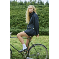 Dark Navy Barbour Womens Cecile Showerproof Jacket Lifestyle