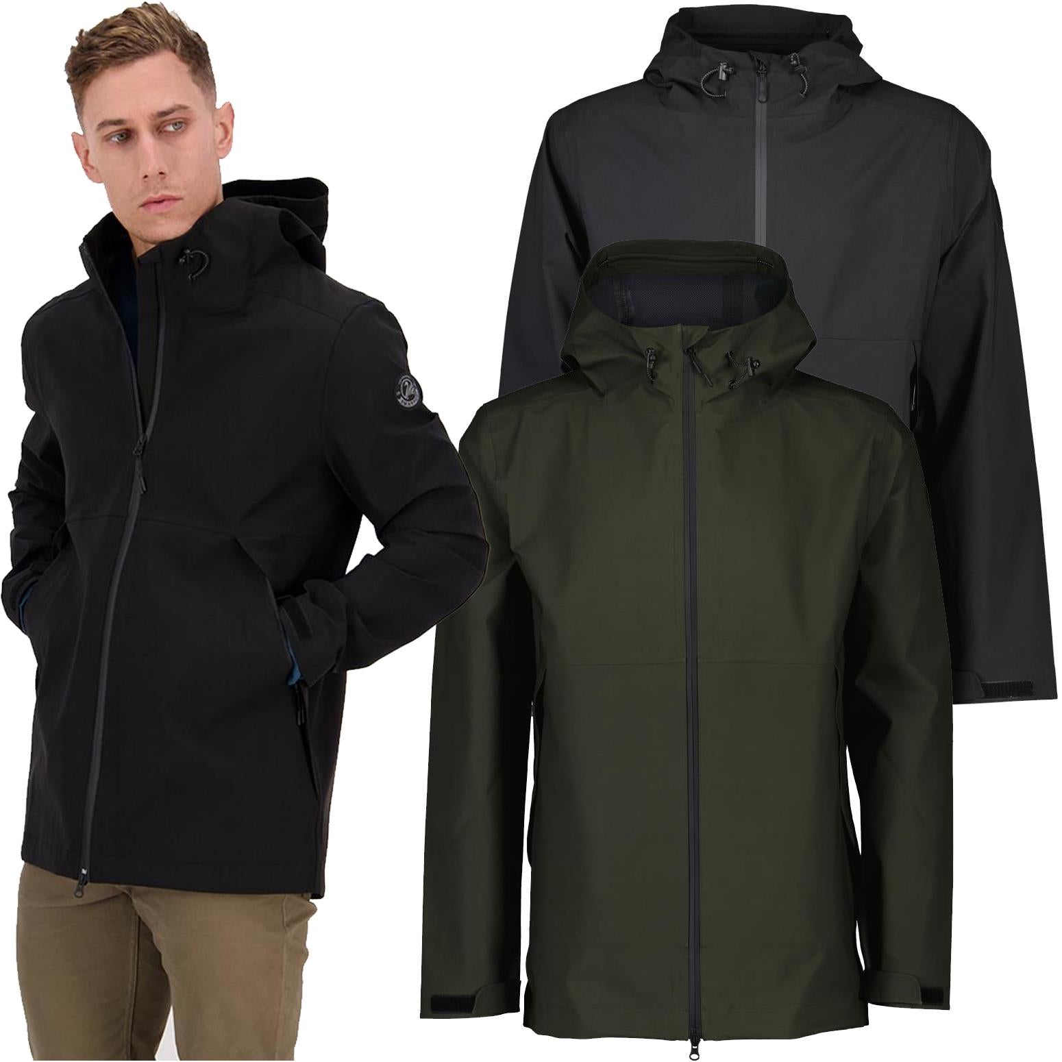 Swanndri Mens Swanson Rain Jacket
