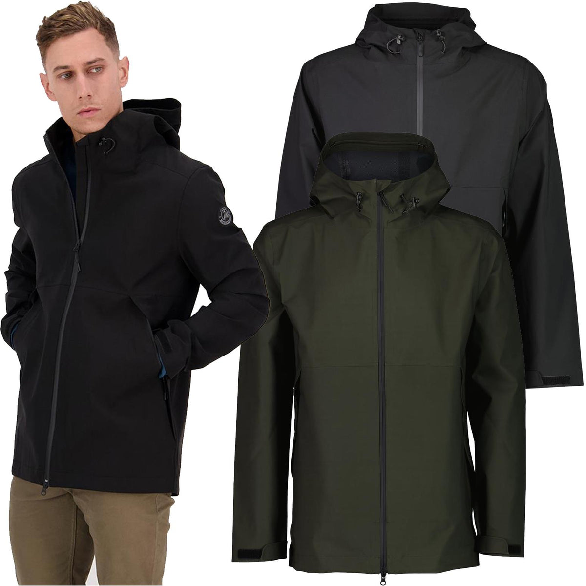 Swanndri Mens Swanson Rain Jacket