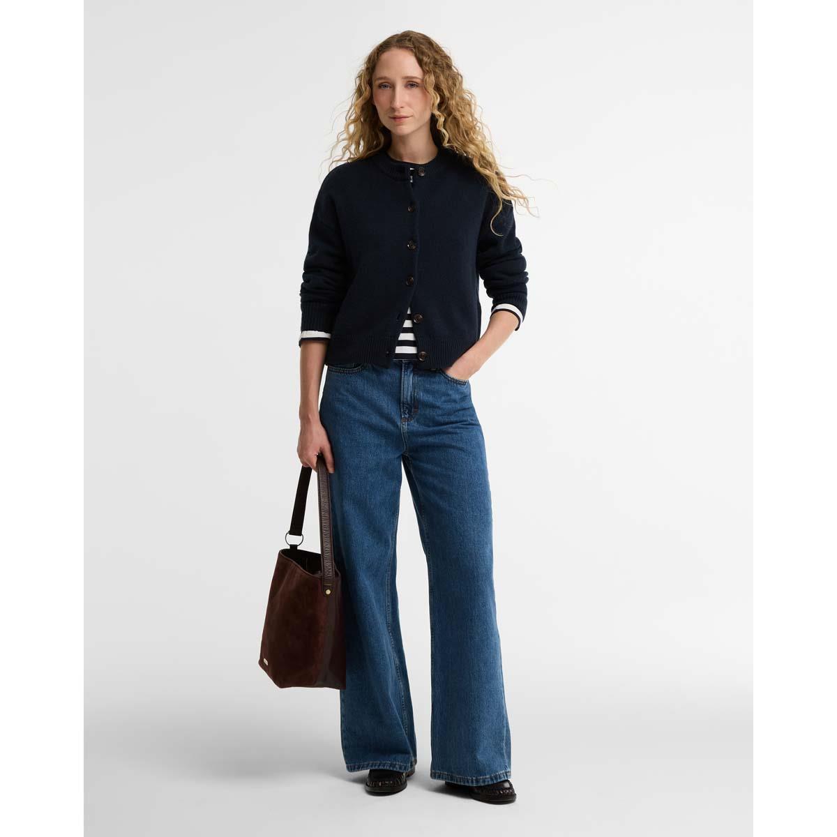 Barbour Womens Woodhouse Cashmere Blend Knitted Cardigan