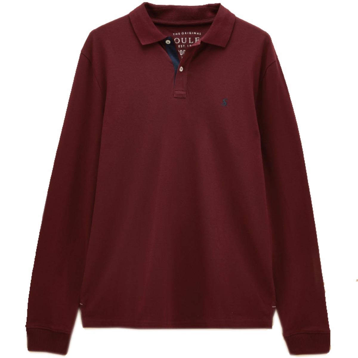 Joules Mens Woody Long Sleeve Polo Shirt