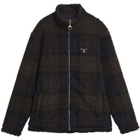 Barbour Mens Tartan Fleece Zip Through Sweatshirt