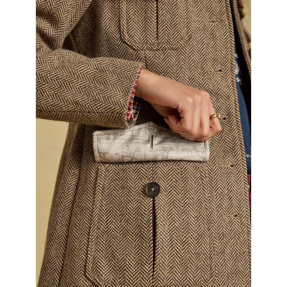 Joules Womens Saddlebury Tweed Jacket