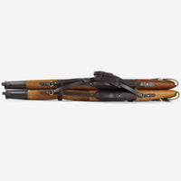 Teales Cow Hide & Leather Double Gun Slip Buckle & Flap