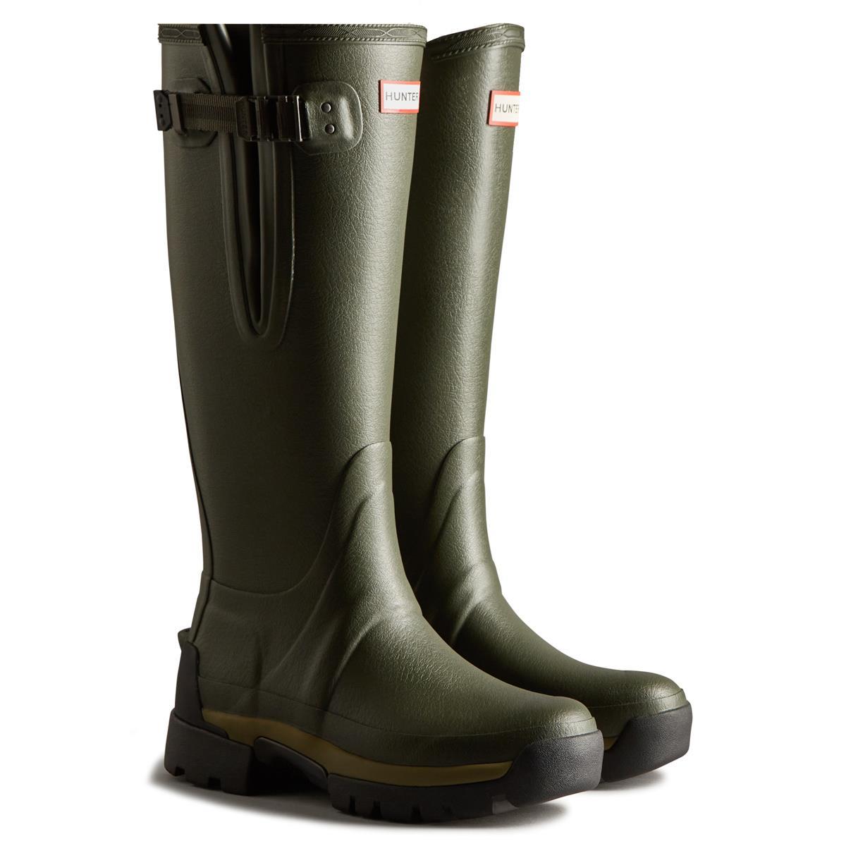 Hunter Womens Balmoral Adjustable Tech Sole Wellington Boots