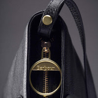 Black Barbour Womens Birch Leather Tote Bag Zip