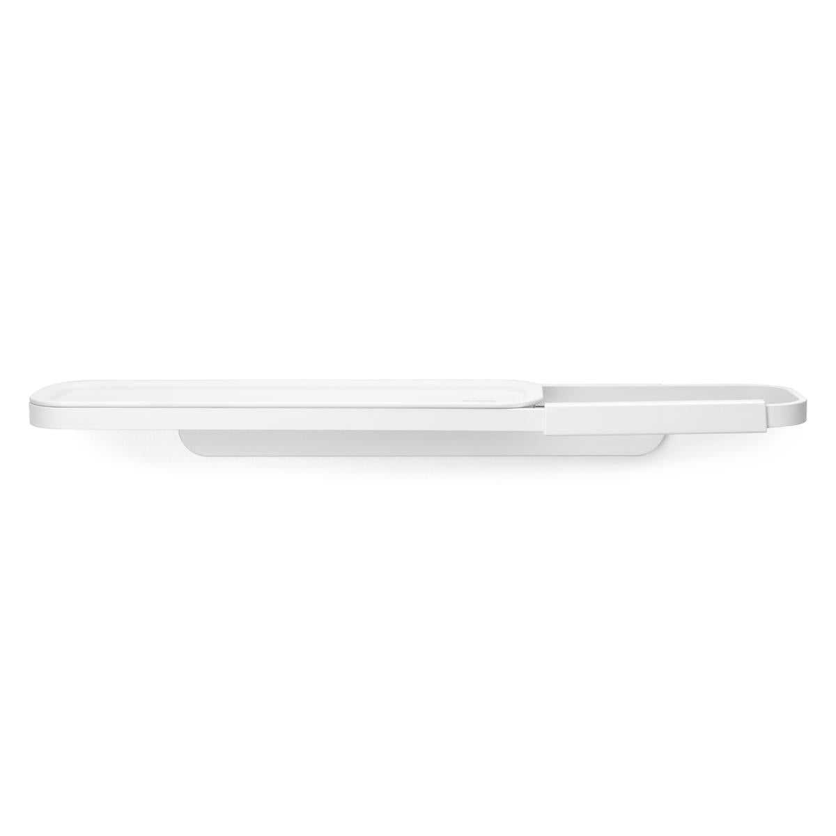 Brabantia MindSet Toilet Roll Holder with Shelf Mineral Fresh White Front