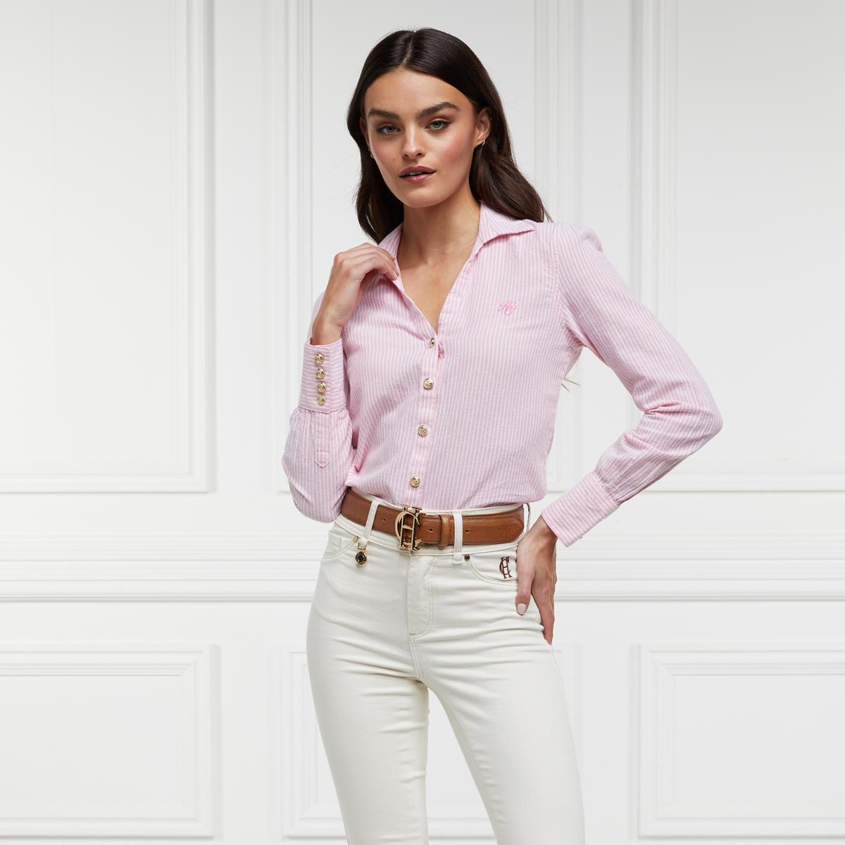Holland Cooper Womens Classic V-Neck Blouse