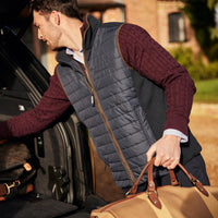 Petrol Blue Schoffel Mens Oakham Hybrid Gilet