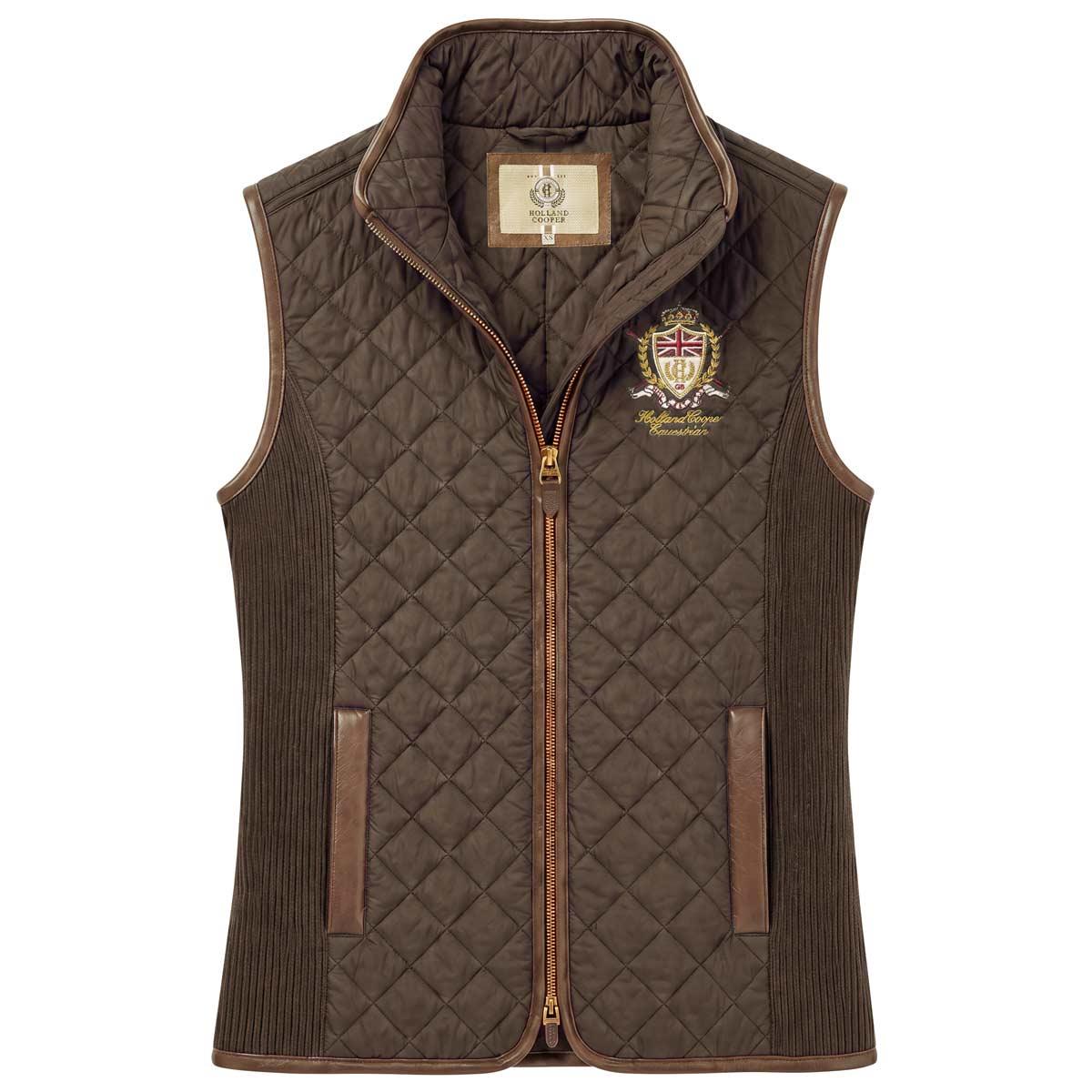 Holland Cooper Womens Boughton Diamond Quilt Gilet