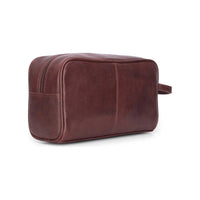 Conker Hoggs Of Fife Monarch Leather Wash Bag angle