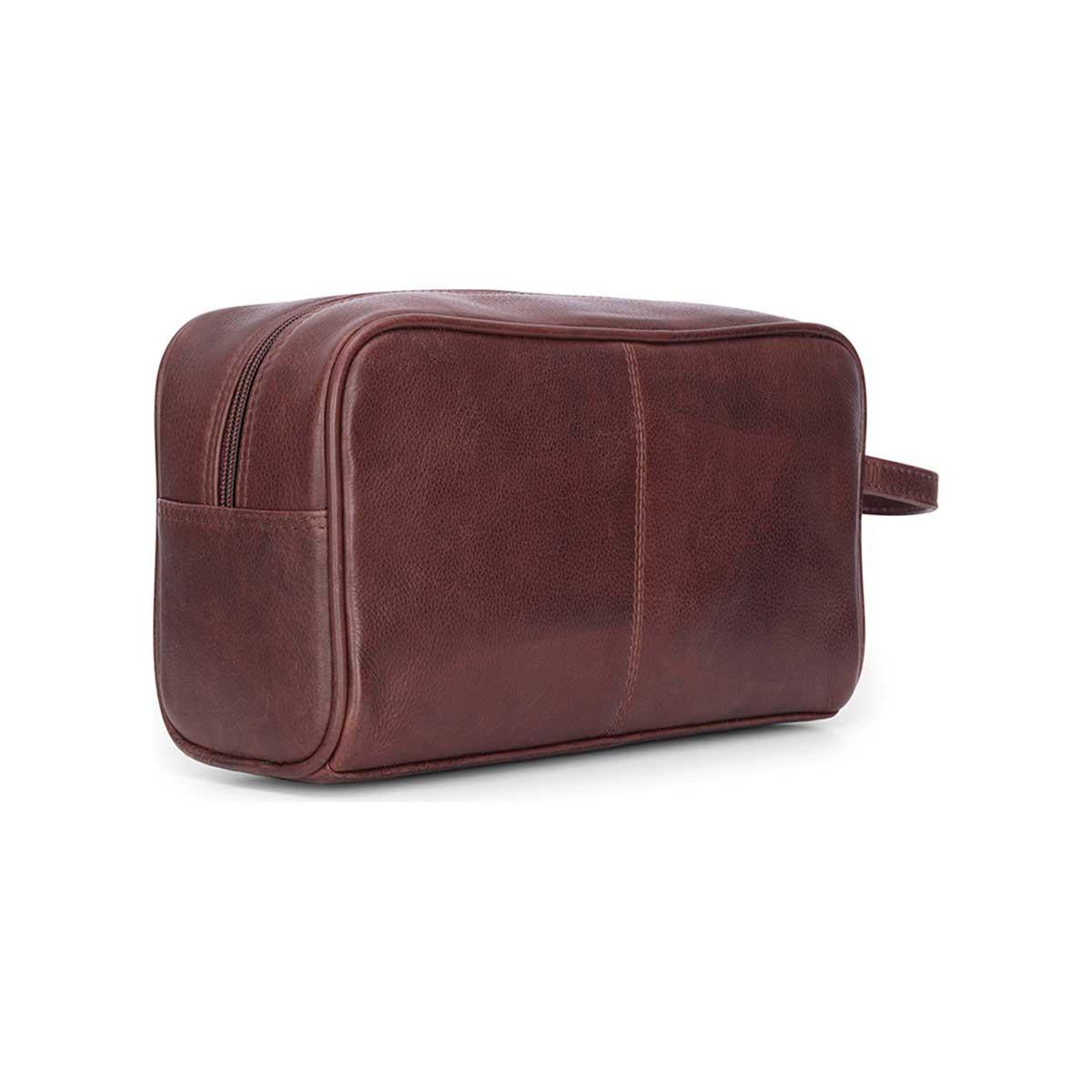 Conker Hoggs Of Fife Monarch Leather Wash Bag angle