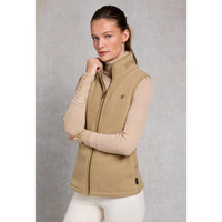 Sand Holland Cooper Womens Country Fleece Gilet On Model