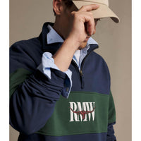 R.M. Williams Mens Heritage 1/4 Zip Sweatshirt