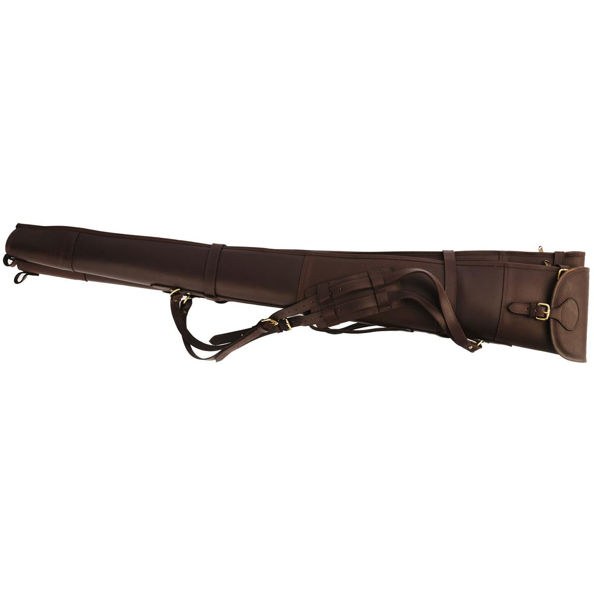 Teales Devonshire Leather Double Gun Slip Buckle & Flap