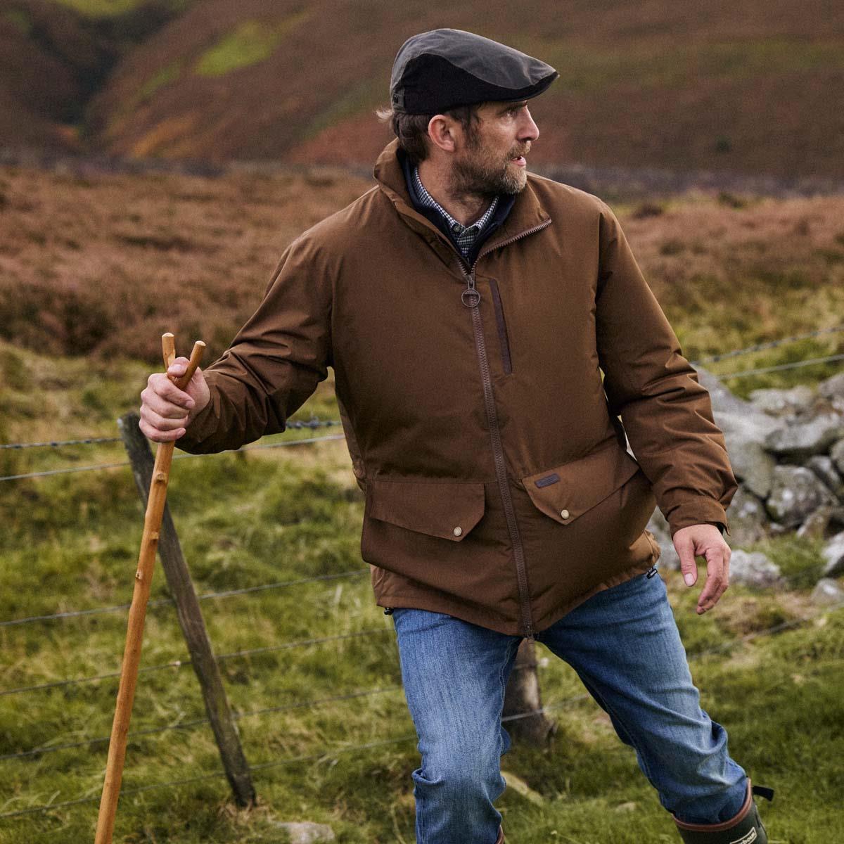 Barbour Mens Ashby Flat Cap