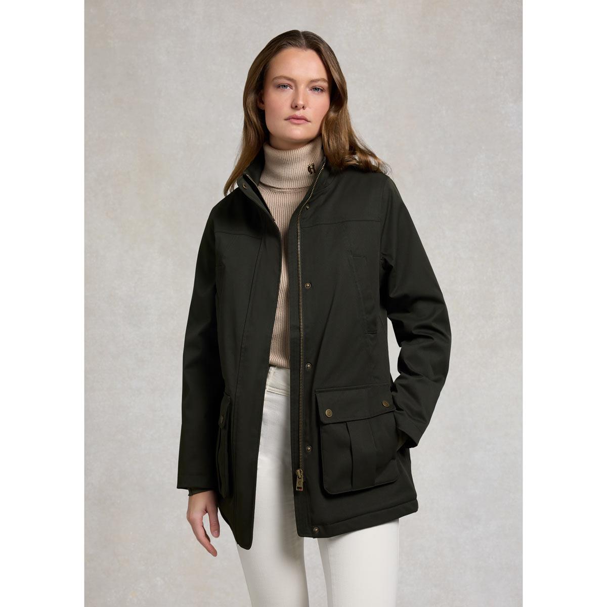 Holland Cooper Womens Bramwell Waterproof Country Coat