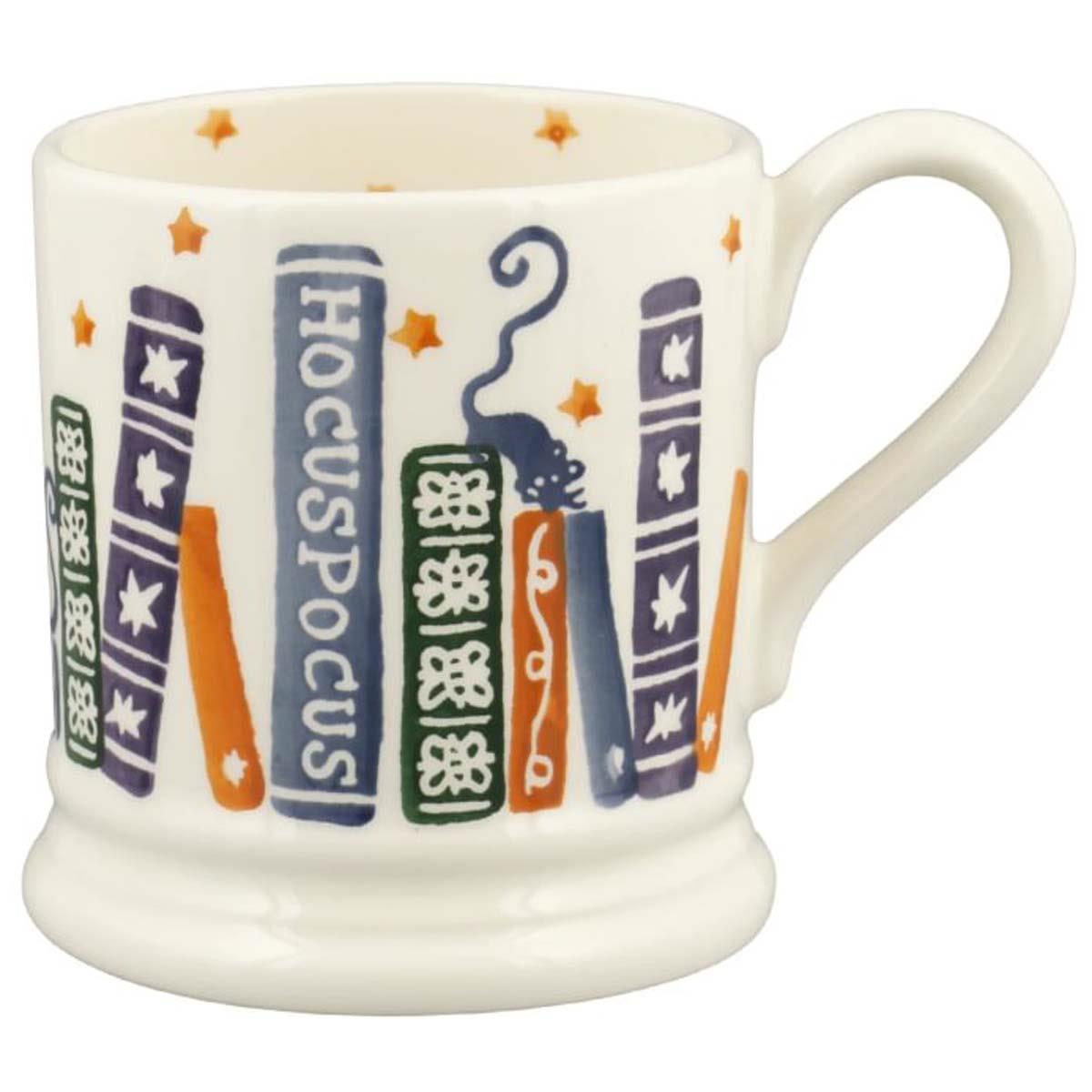 Emma Bridgewater Halloween Spooky Spell Books Half Pint Mug