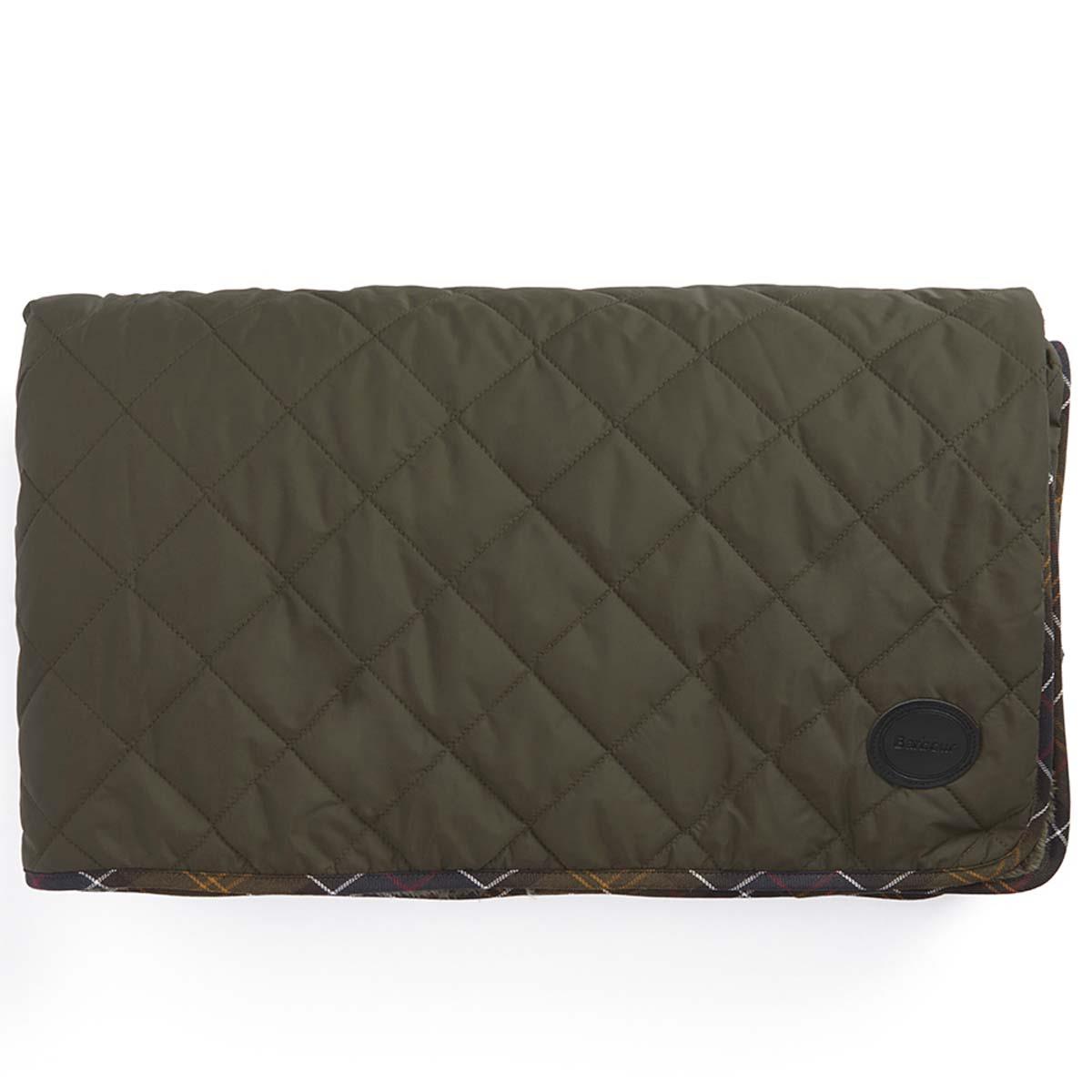 Olive Barbour Dog Quilt and Fleece Blanket