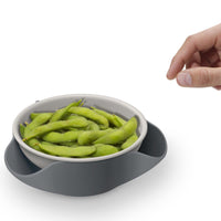 Grey Joseph Joseph Double Dish edamame