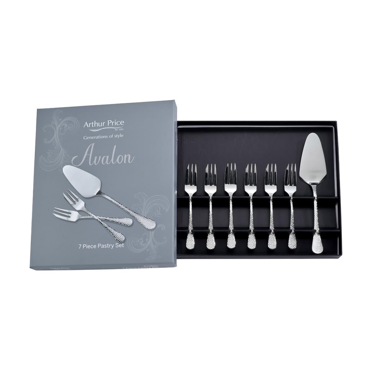 Arthur Price Stainless Steel Avalon 7 Piece Pastry Set