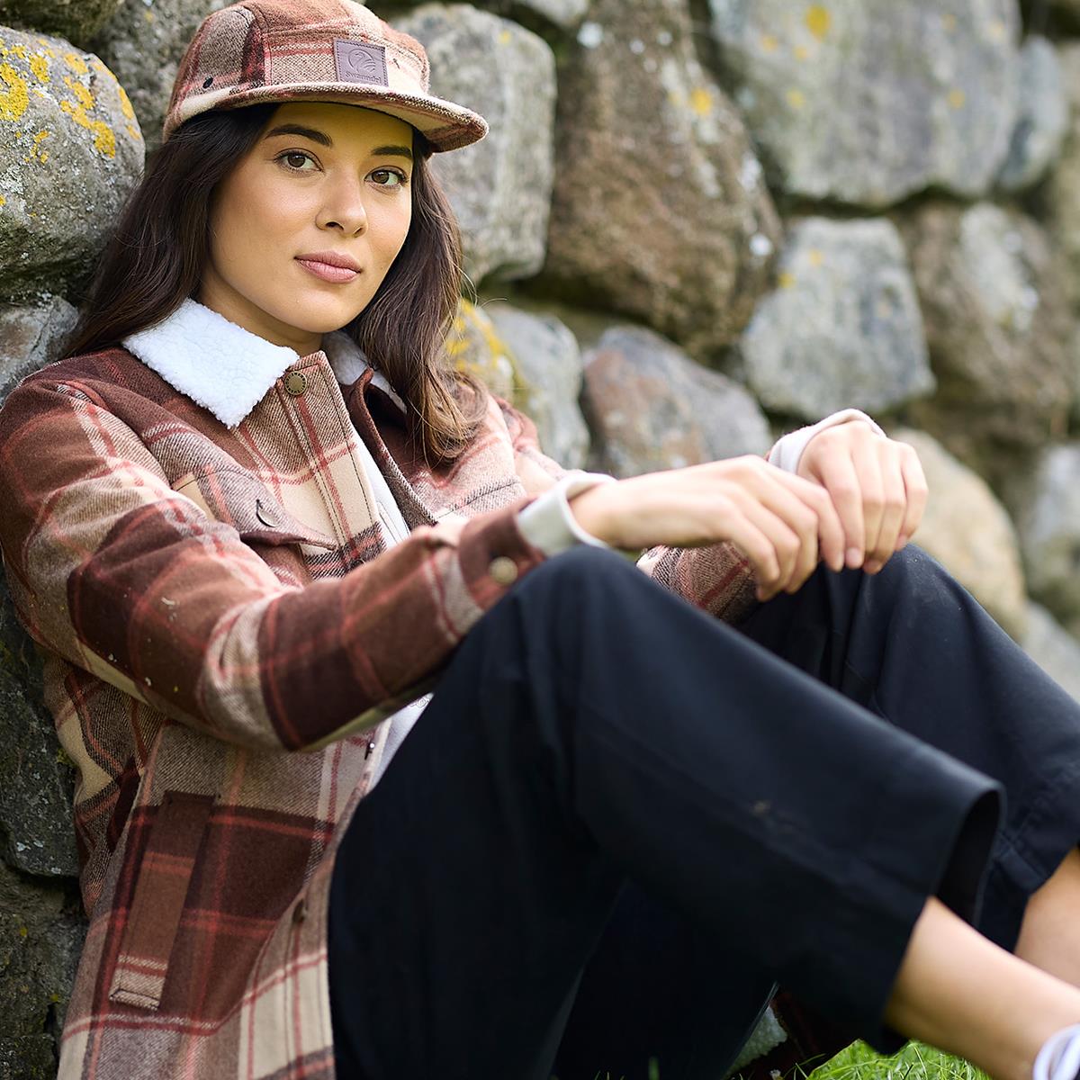 Mackenzie Country Check Swanndri Womens Kaituna Sherpa Lined Jacket Lifestyle