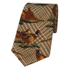 Soprano Silk Tie Standing Pheasant Beige