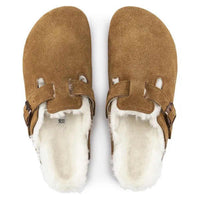 Birkenstock Boston Shearling Suede Leather