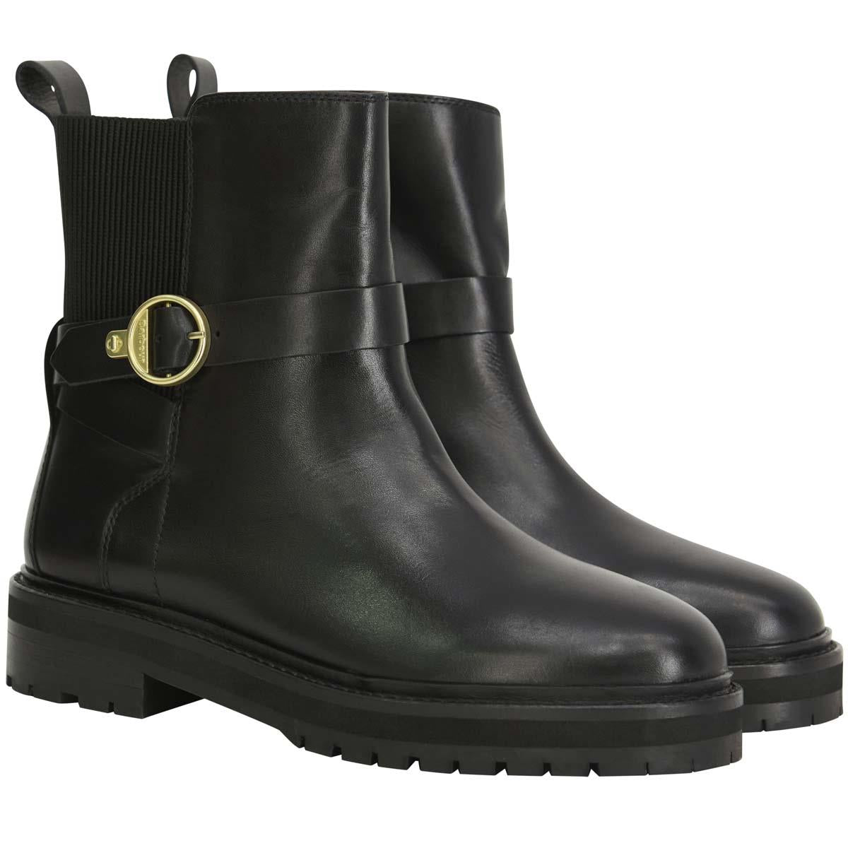 Black Barbour Womens Alexandra Boot