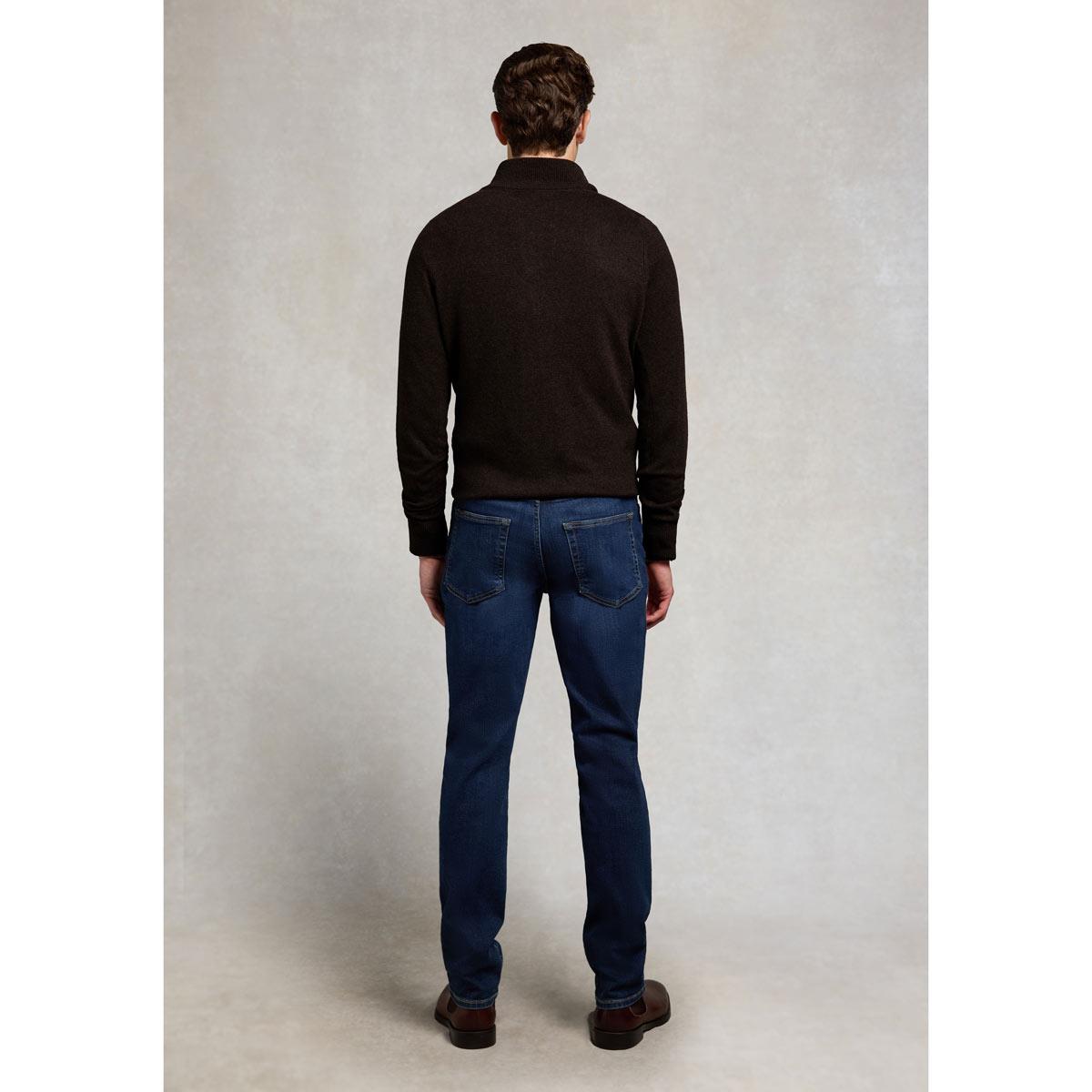 Holland Cooper Mens Fine Quarter Zip Knit Jumper