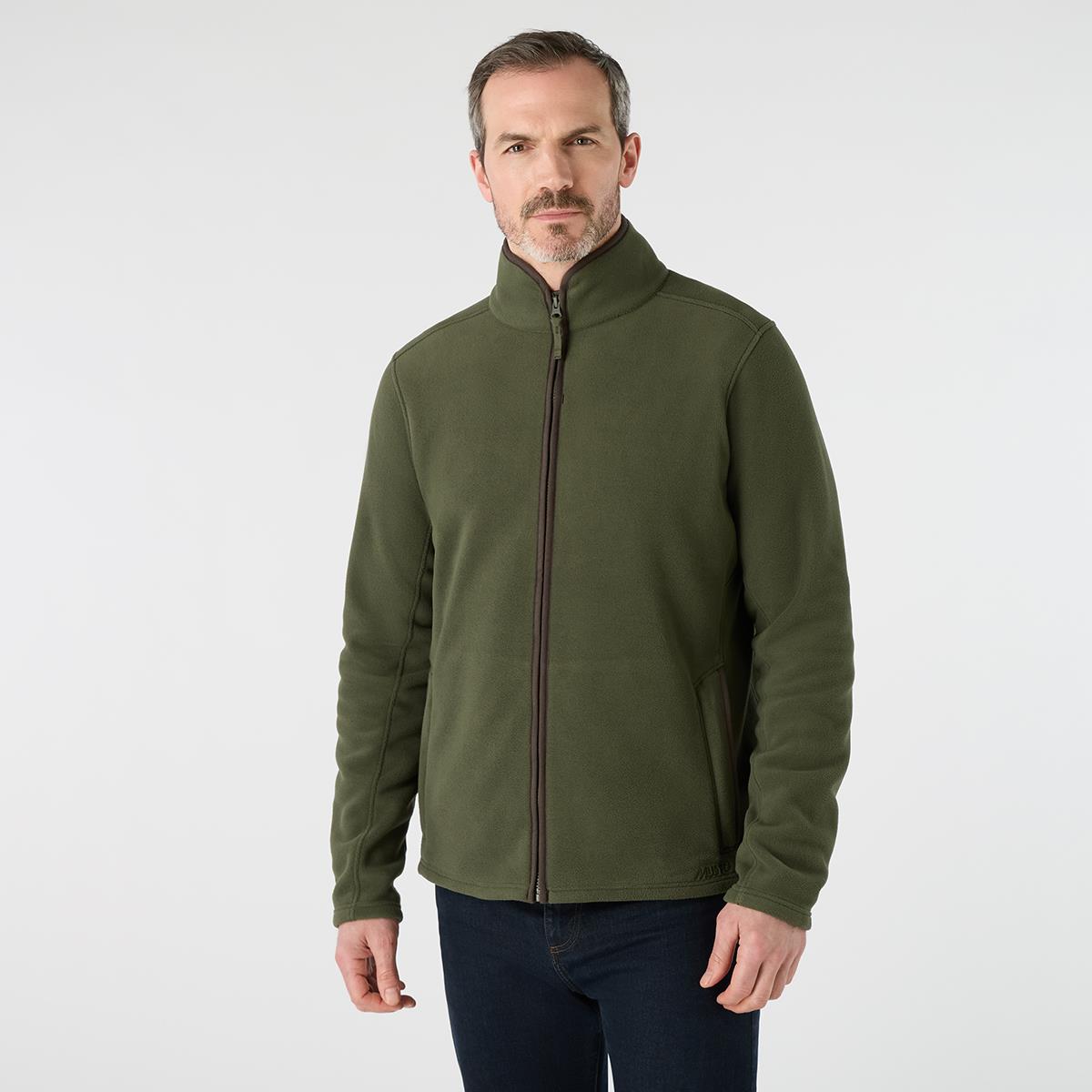 Deep Green Musto Mens Outdoor Country Fenland 200 Jacket On Model