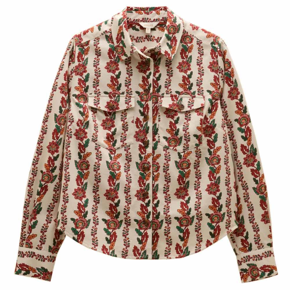 Joules Womens Evelyn Floral Boxy Shirt