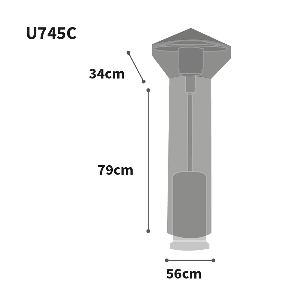 Bosmere Ultimate Protector Round Patio Heater Cover Round U745C
