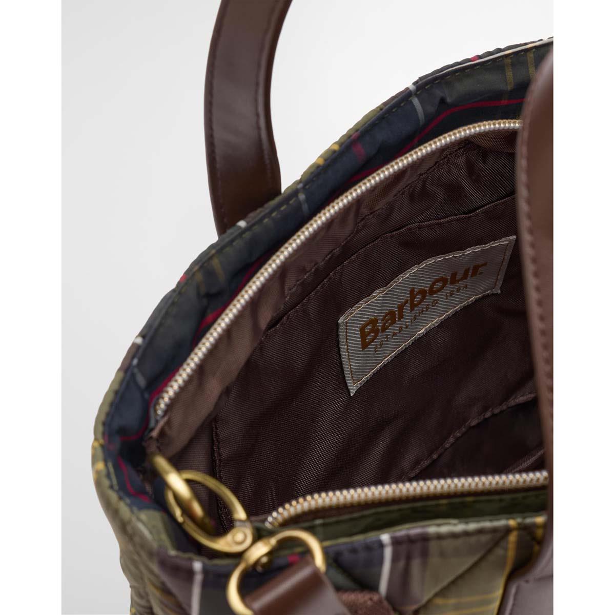 Barbour Womens Mini Quilted Tote Bag