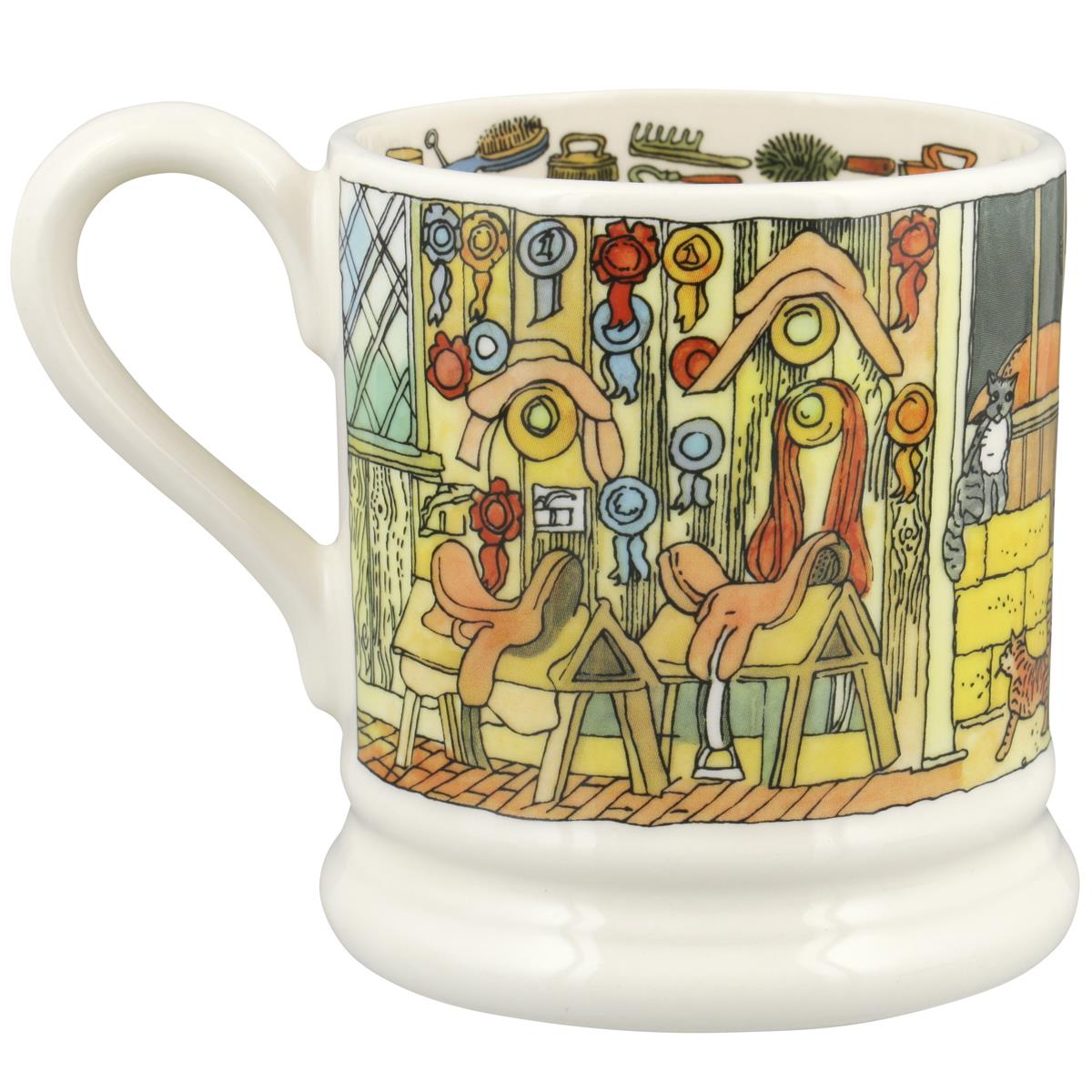 Emma Bridgewater Down At The Stables Half Pint Mug RIGHT
