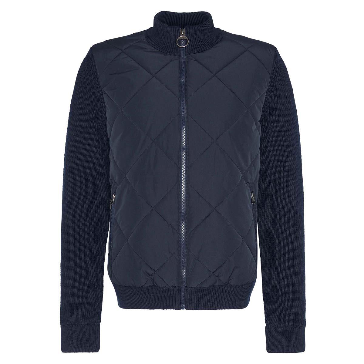 Barbour Mens Newland Zip Through Knitted Jumper