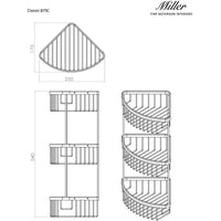 Miller Signature Shower Basket