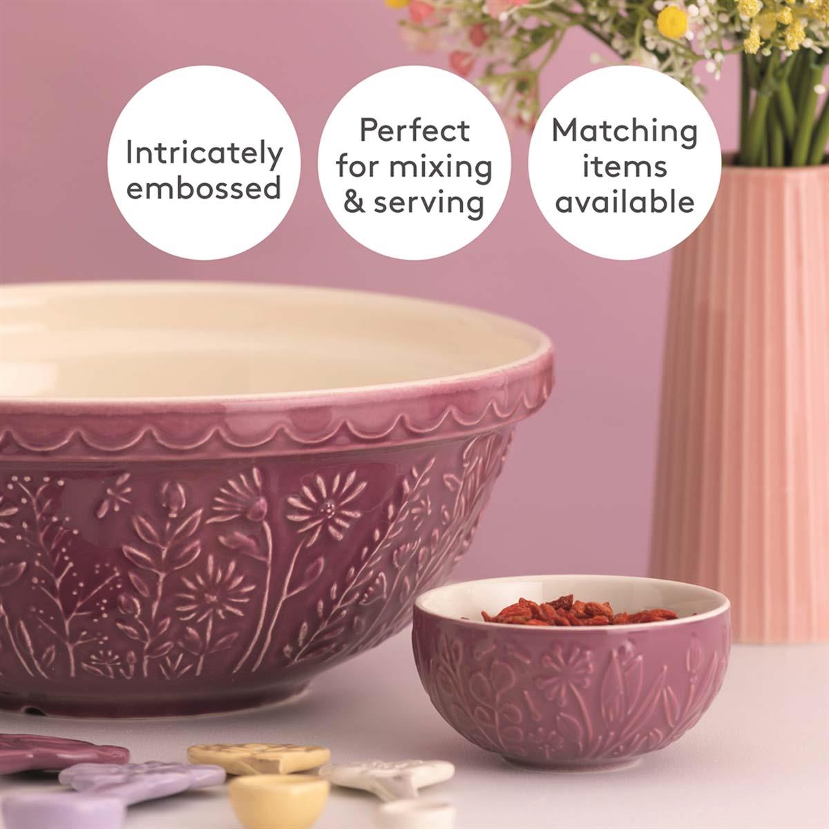 Mason Cash In The Meadow Mixing Bowl Size 18 Daisy INFO2