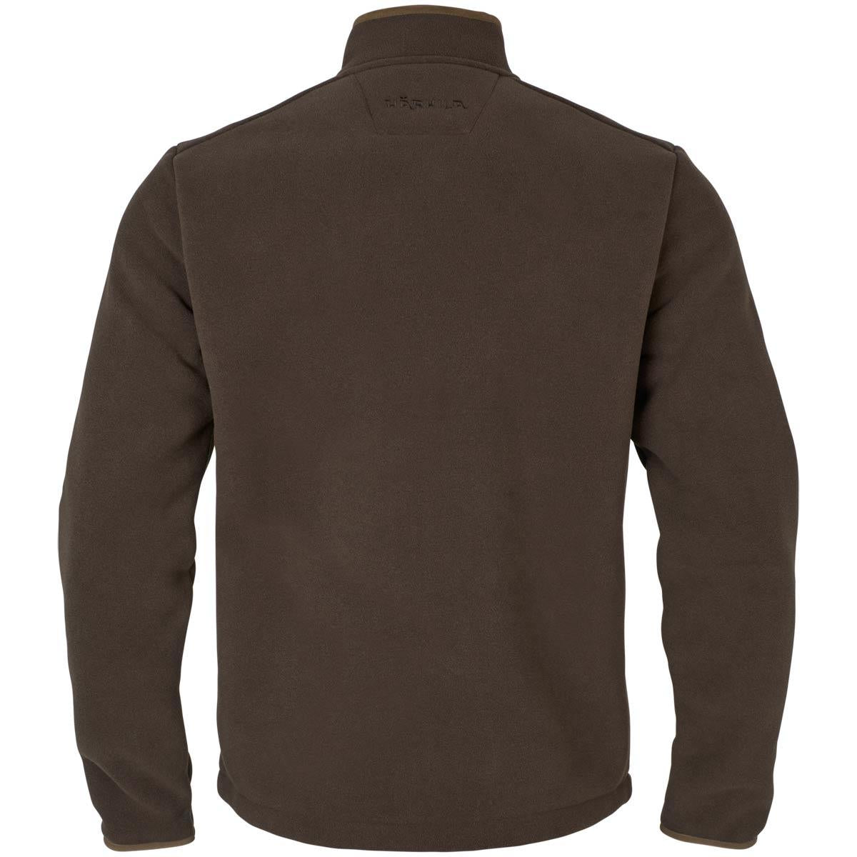 Demitasse Brown Harkila Mens Sandhem Sherpa Fleece Jacket BACK