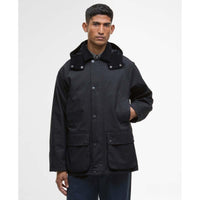 Navy Barbour Mens Modern Beaufort Waterproof Jacket Front