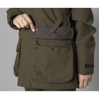 Willow Green Harkila Womens Orton Tech HWS Jacket Front Pocket Detail