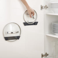 Grey Joseph Joseph CupboardStore Set of 4 In-cupboard Pan Lid Holders holder2