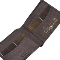 Barbour Tarbert Leather Wallet Open