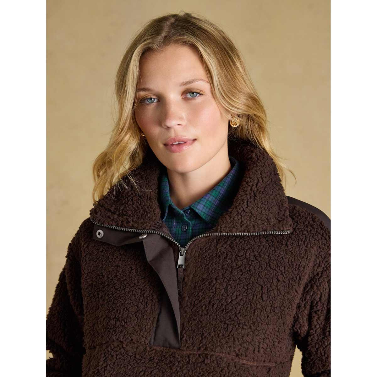 Joules Womens Tilly Quarter Zip Fleece Jumper