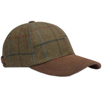 Green Hoggs Of Fife Kingussie Tweed Baseball Cap