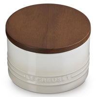 Meringue Le Creuset Stoneware Signature Storage Jar 470ml Top