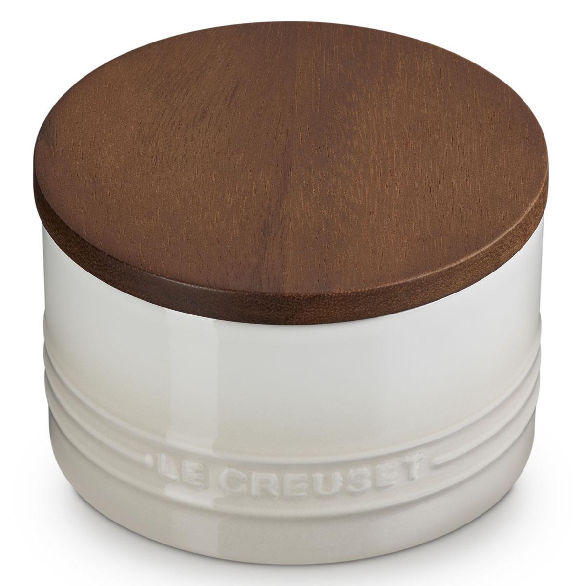 Meringue Le Creuset Stoneware Signature Storage Jar 470ml Top
