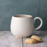 Mason Cash Embossed Honeycomb Mug Cream LS